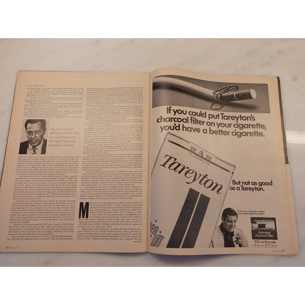 LOOK MAGAZINE AUG 26 1969 Vol 33 #17 Mia Farrow Sinatra US‎ Military War JFK VTG